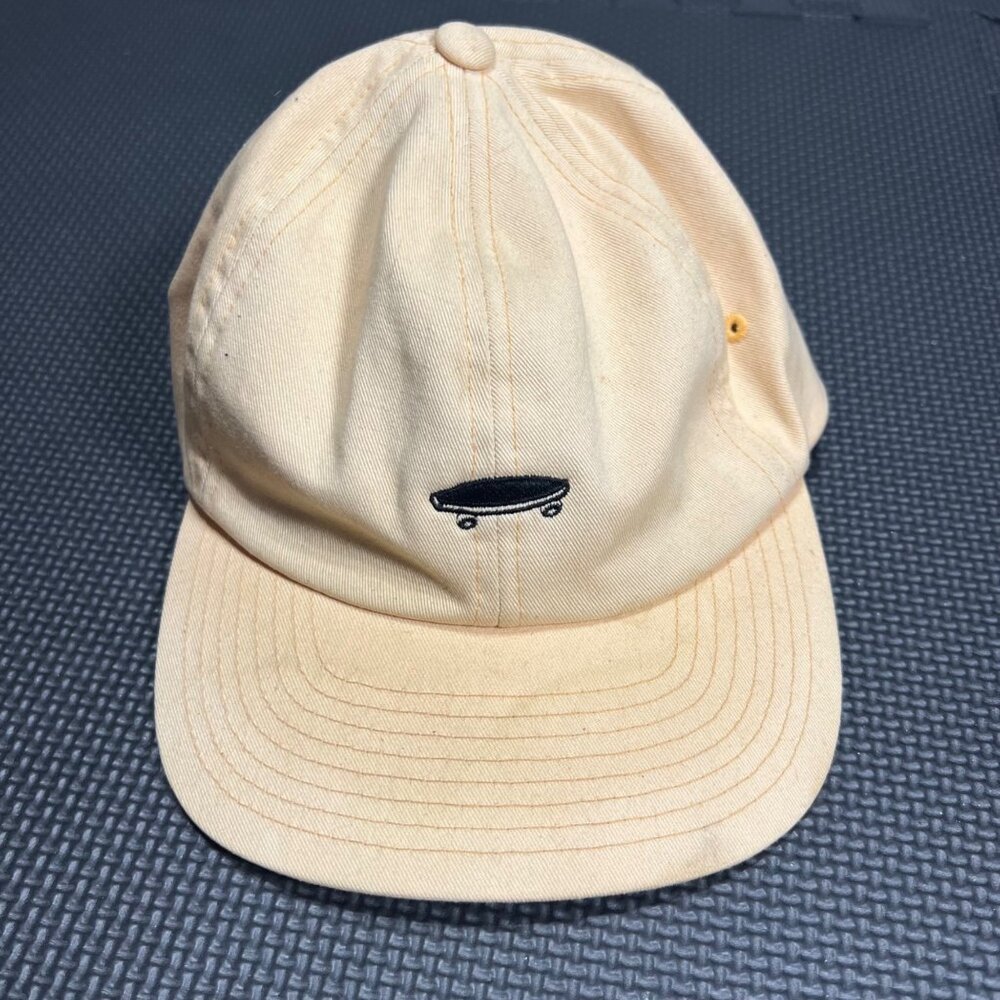 Vans Beige Adjustable Strapback Skateboard Hat